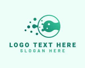 Science - Modern Liquid Letter C logo design