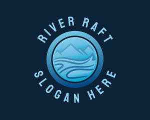 Blue River Mountain logo design