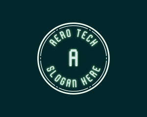 Neon Gaming Tech logo design