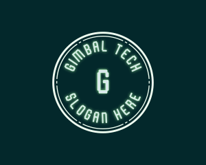 Neon Gaming Tech logo design