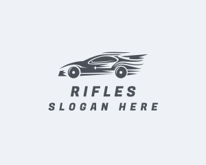 Supercar - Fast Racing Vehicle logo design