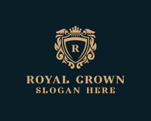 Royal Shield Hotel logo design