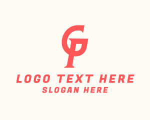 Telecommunication - Logistics Courier Company Letter GP logo design