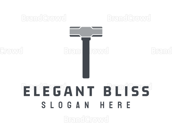 Blacksmith Sledge Hammer Logo