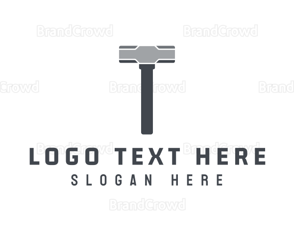 Blacksmith Sledge Hammer Logo