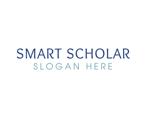 Student - Blue Generic Wordmark logo design