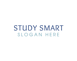 Student - Blue Generic Wordmark logo design