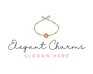 Flower Accessory Beads logo design