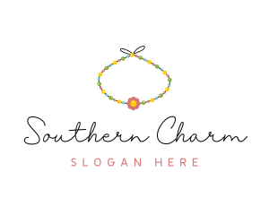 Flower Accessory Beads logo design