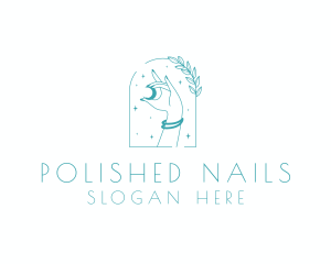 Moon Cosmetic Nail Spa logo design