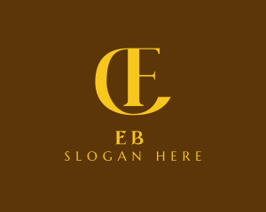 Modern Elegant Business Letter CF Logo
