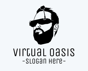 Guy Virtual Glasses logo design