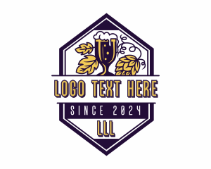 Pub - Pub Beer Brewery logo design