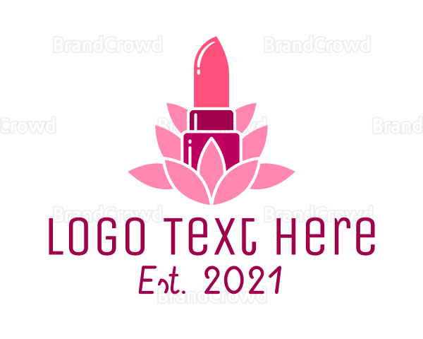 Pink Natural Lipstick Logo