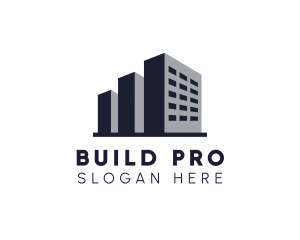 Building Property Construction logo design