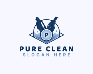 Soap Wash Cleaning Disinfect logo design