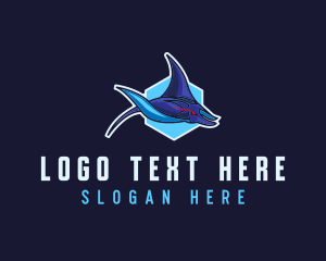 Fish - Manta Stingray Esports logo design