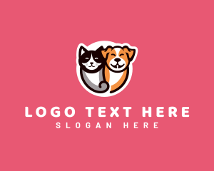 Kitten - Veterinary Cat Dog logo design