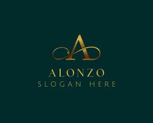 Luxury Fashion Letter A logo design