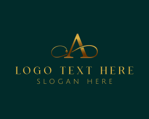 Elegant Letter A Tail Logo