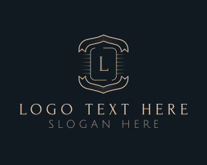Corporation - Elegant Ribbon Banner logo design