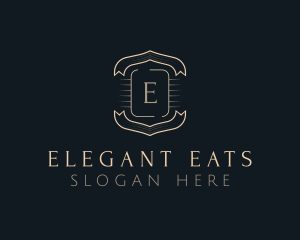 Elegant Ribbon Banner logo design