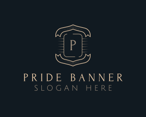 Elegant Ribbon Banner logo design