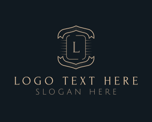 Ornament - Elegant Ribbon Banner logo design