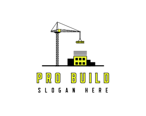Contractor - Construction Crane  Contractor logo design