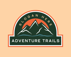 Mountain Nature Adventure logo design