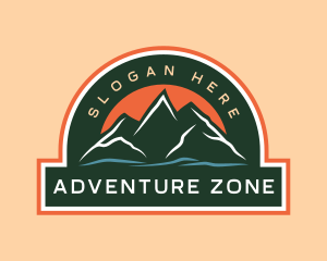 Mountain Nature Adventure logo design