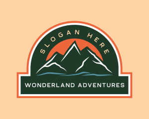 Mountain Nature Adventure logo design