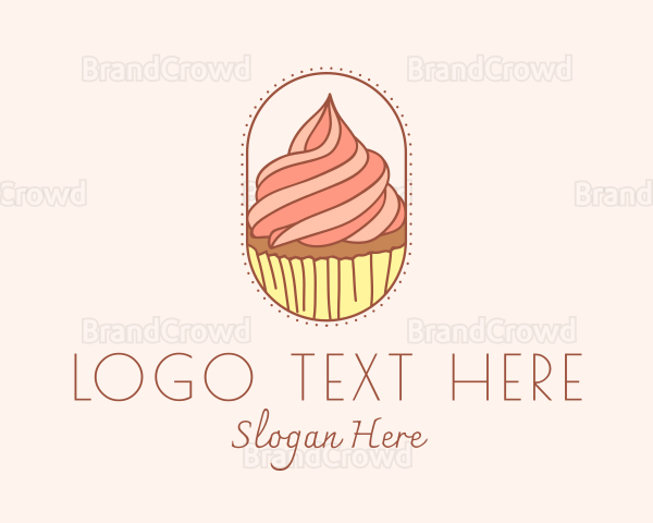 Sweet Bake Cupcake Logo