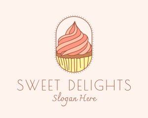 Sweet Bake Cupcake logo design