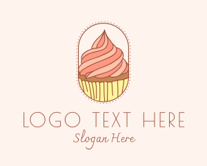 Sweet Bake Cupcake Logo