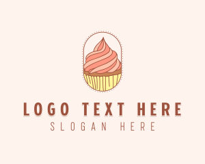 Food - Sweet Bake Cupcake logo design