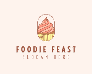 Sweet Bake Cupcake logo design