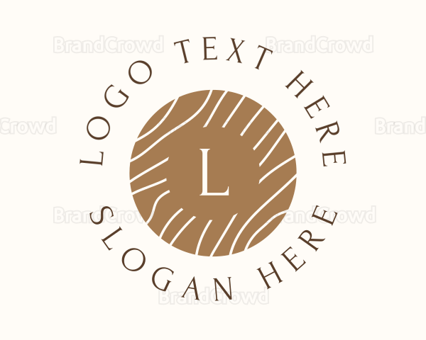 Wood Interior Design Boutique Logo