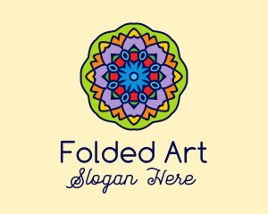 Mandala Textile Art  logo design