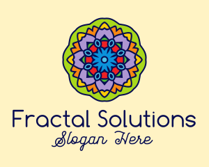 Mandala Textile Art  logo design