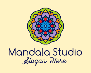 Mandala - Mandala Textile Art logo design