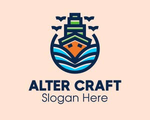 Big Boat Ship logo design