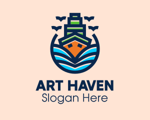 Big Boat Ship logo design