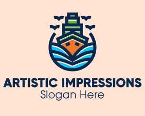 Big Boat Ship logo design