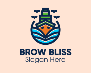 Big Boat Ship logo design