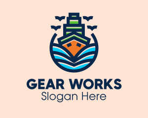 Big Boat Ship logo design