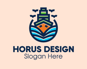 Big Boat Ship logo design