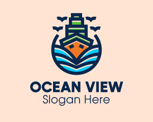 Big Boat Ship logo design