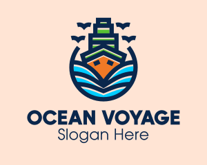 Big Boat Ship logo design