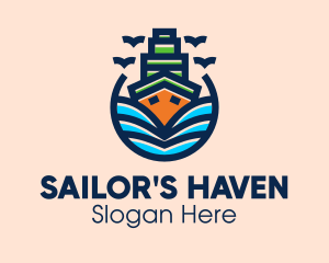 Big Boat Ship logo design